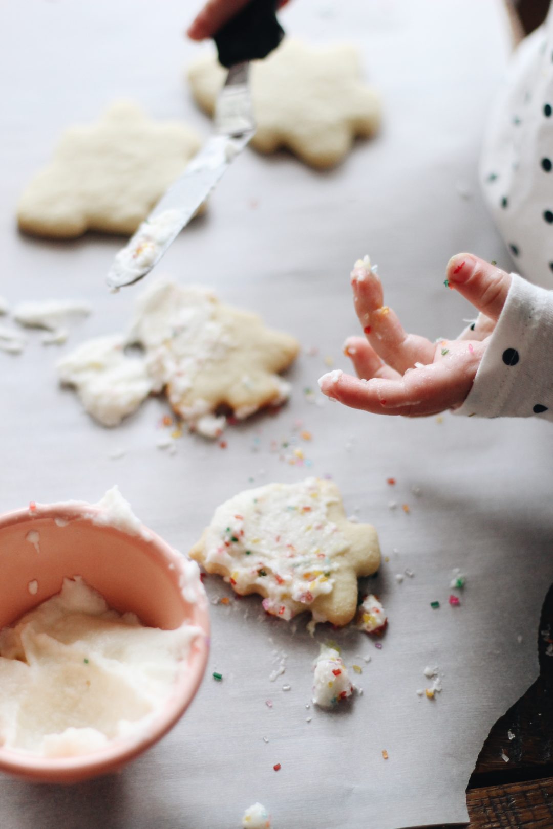 Sugar Cookies + Buttercream Frosting Recipe