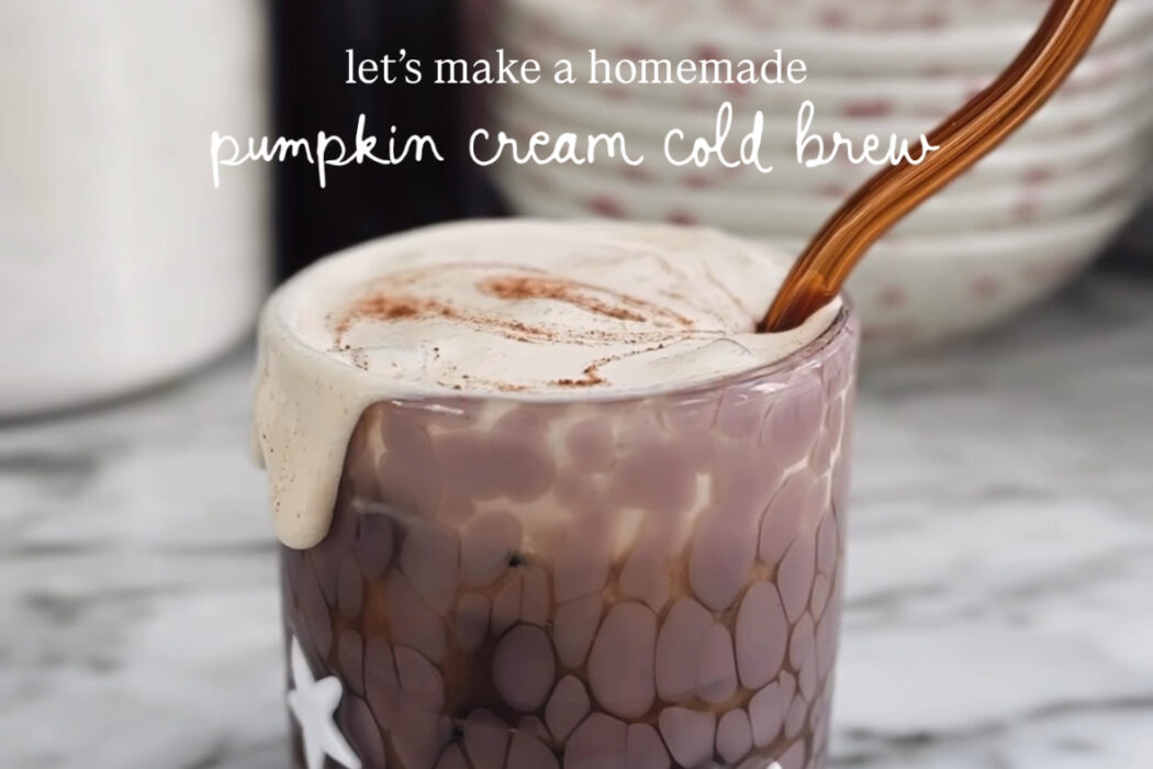 Homemade Pumpkin Cream Cold Brew