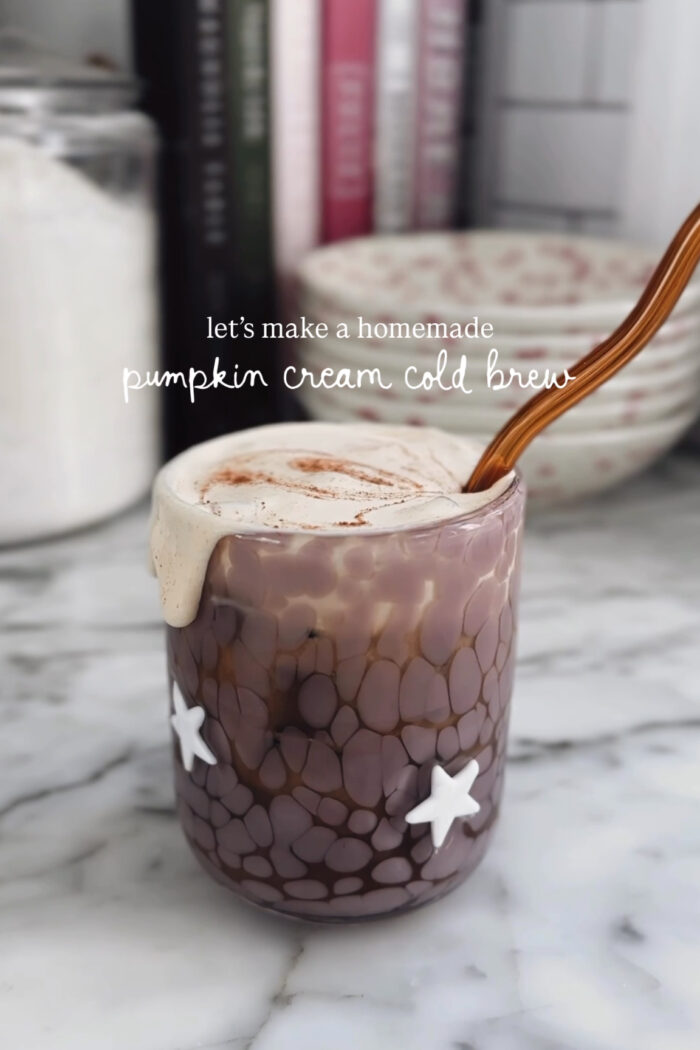 Homemade Pumpkin Cream Cold Brew